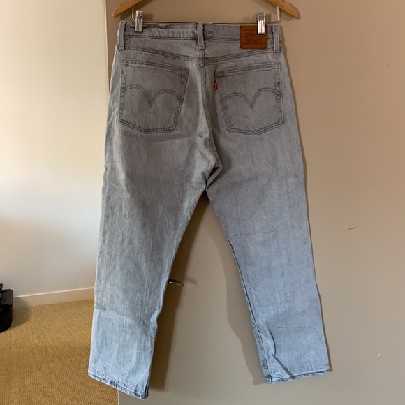 Grey Levi’s Wedgie Straight Size 29 Jeans W29 L26 - Picture 3 of 12